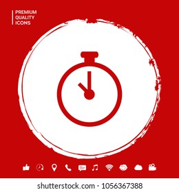 Stopwatch icon symbol
