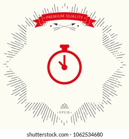 Stopwatch icon symbol