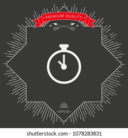 Stopwatch icon symbol