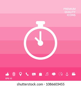Stopwatch icon symbol