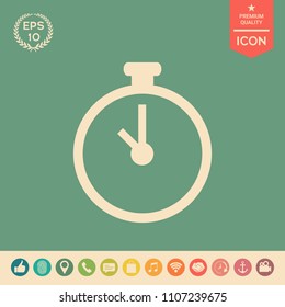 Stopwatch icon symbol