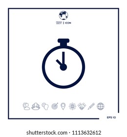 Stopwatch icon symbol