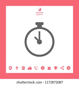 Stopwatch icon symbol