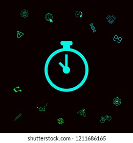 Stopwatch icon symbol