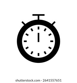 Stopwatch icon symbol for apps and websites. Timer sign and symbol. Countdown icon. Period of time