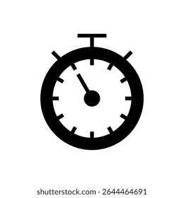 Stopwatch icon symbol for apps and websites. Timer sign and symbol. Countdown icon. Period of time