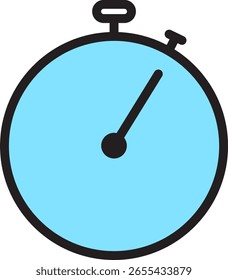 Icono de cronómetro: Seguimiento de tiempo, fecha límite y medición deportiva