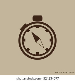 stopwatch icon. timer
