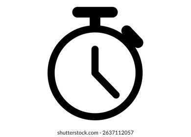 stopwatch icon , timer icon , Alarm clock vector illustration symbol. 