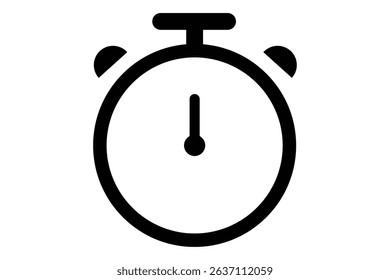 stopwatch icon , timer icon , Alarm clock vector illustration symbol. 