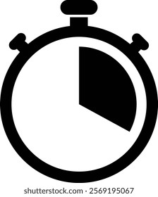 Stopwatch Icon, Timer, Chronometer, Time Tracker, Countdown Timer, Lap Timer icon