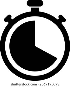 Stopwatch Icon, Timer, Chronometer, Time Tracker, Countdown Timer, Lap Timer icon