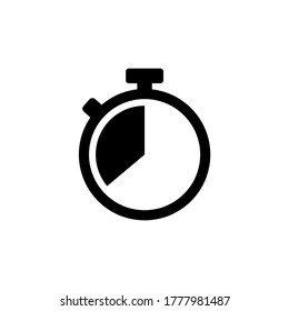 Stopwatch icon. Timer, deadline icon symbol vector illustration