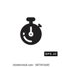 Stopwatch Icon. Timer Sign Logo Vector