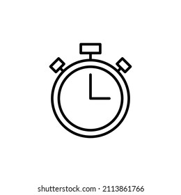 icono de cronómetro. Signo y símbolo del temporizador. Icono de cuenta atrás. Período de tiempo
