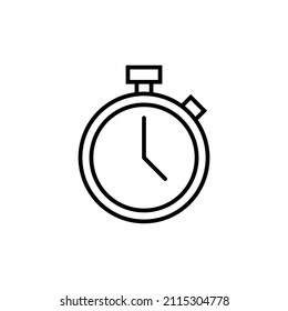 stopwatch icon. Timer sign and symbol. Countdown icon. Period of time