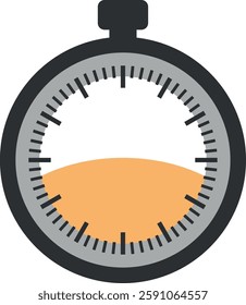 stopwatch icon, timer symbol, time measurement
