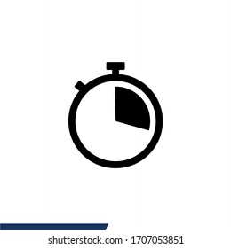 Stopwatch icon. Timer icon vector illustration