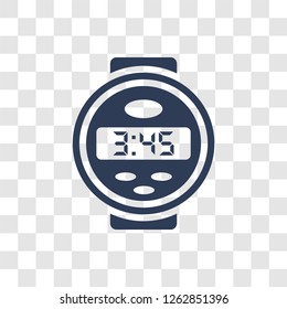 Stopwatch icon. Trendy Stopwatch logo concept on transparent background from Human Resources collection