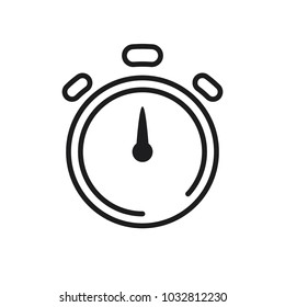 Stopwatch icon vector