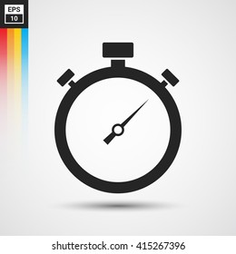 Stopwatch icon - Vector - Shutterstock ID 415267396
