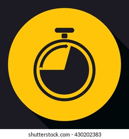 Stopwatch icon vector.