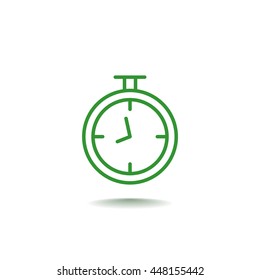  Stopwatch Icon Vector.