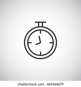  Stopwatch Icon Vector.