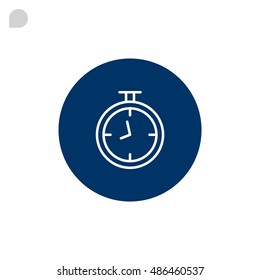  Stopwatch Icon Vector.
