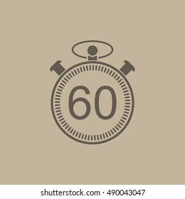Stopwatch Icon Vector