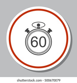 Stopwatch Icon Vector
