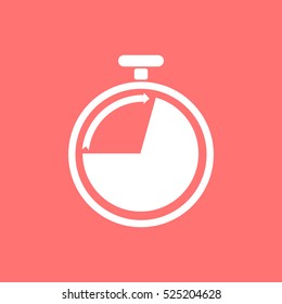 
Stopwatch icon vector.