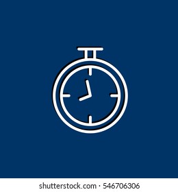 Stopwatch Icon Vector.