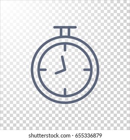  Stopwatch Icon Vector.