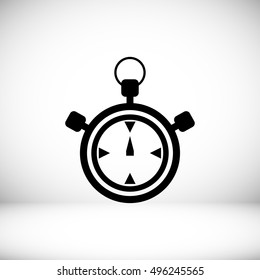 Stopwatch Icon, vector best flat icon, EPS
