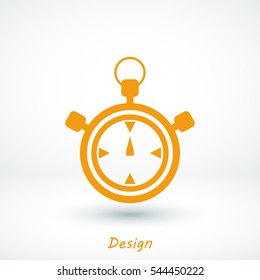 Stopwatch Icon, vector best flat icon, EPS