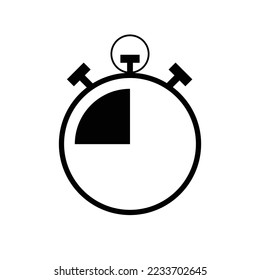 stopwatch icon vector countdown symbol