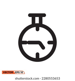 stopwatch of icon vector design, line style design perfect for template web