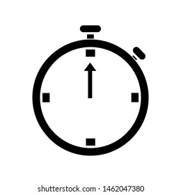 stopwatch icon vector design in style