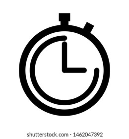 stopwatch icon vector design in style