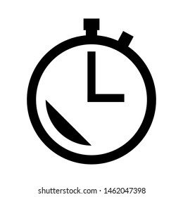 stopwatch icon vector design in style