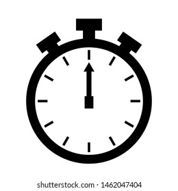 stopwatch icon vector design in style