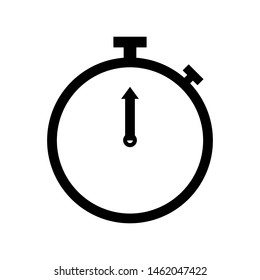 stopwatch icon vector design in style