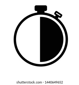 Stopwatch Icon Vector Design Symbol Illustration