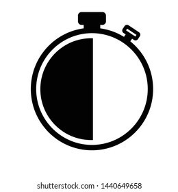 Stopwatch Icon Vector Design Symbol Illustration