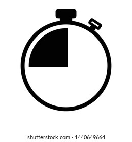 Stopwatch Icon Vector Design Symbol Illustration