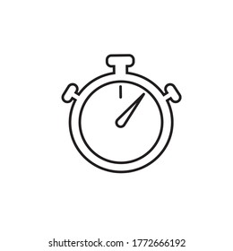 Stopwatch icon vector design template