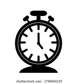 stopwatch icon vector design template.Time tool second sport stopwatch deadline measure and countdown theme Vector illustration.