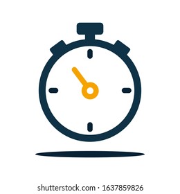 stopwatch icon vector desingn in white background