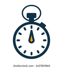stopwatch icon vector desingn in white background